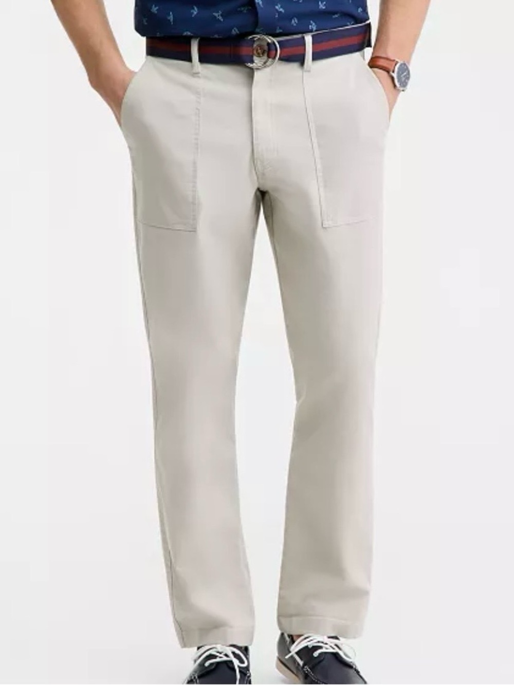 Club Room - Men’s Cotton Blend Relaxed Utility Pants